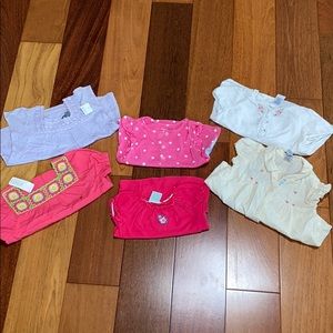 6 cotton girl shirt bundle: